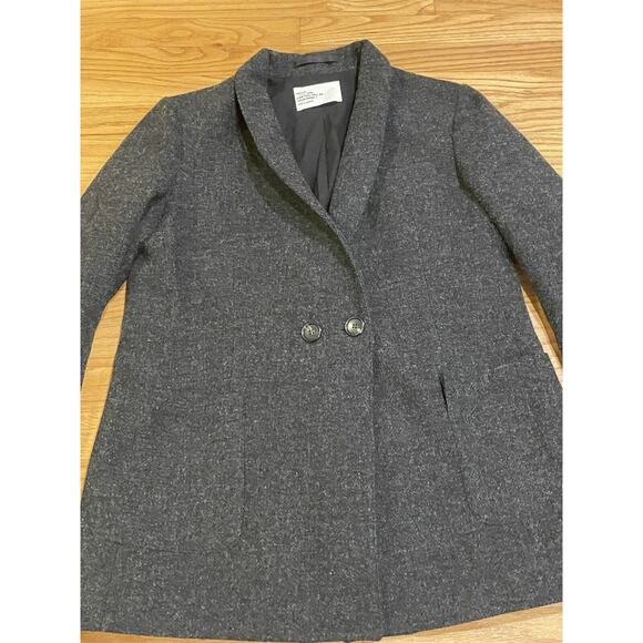 Leon & Harper Women’s Gray Button Closure Coat Blazer Large - Picture 5 of 10